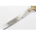 Sword steel blade Hand engraved brass Handle Sheath 33.5 inch P 241